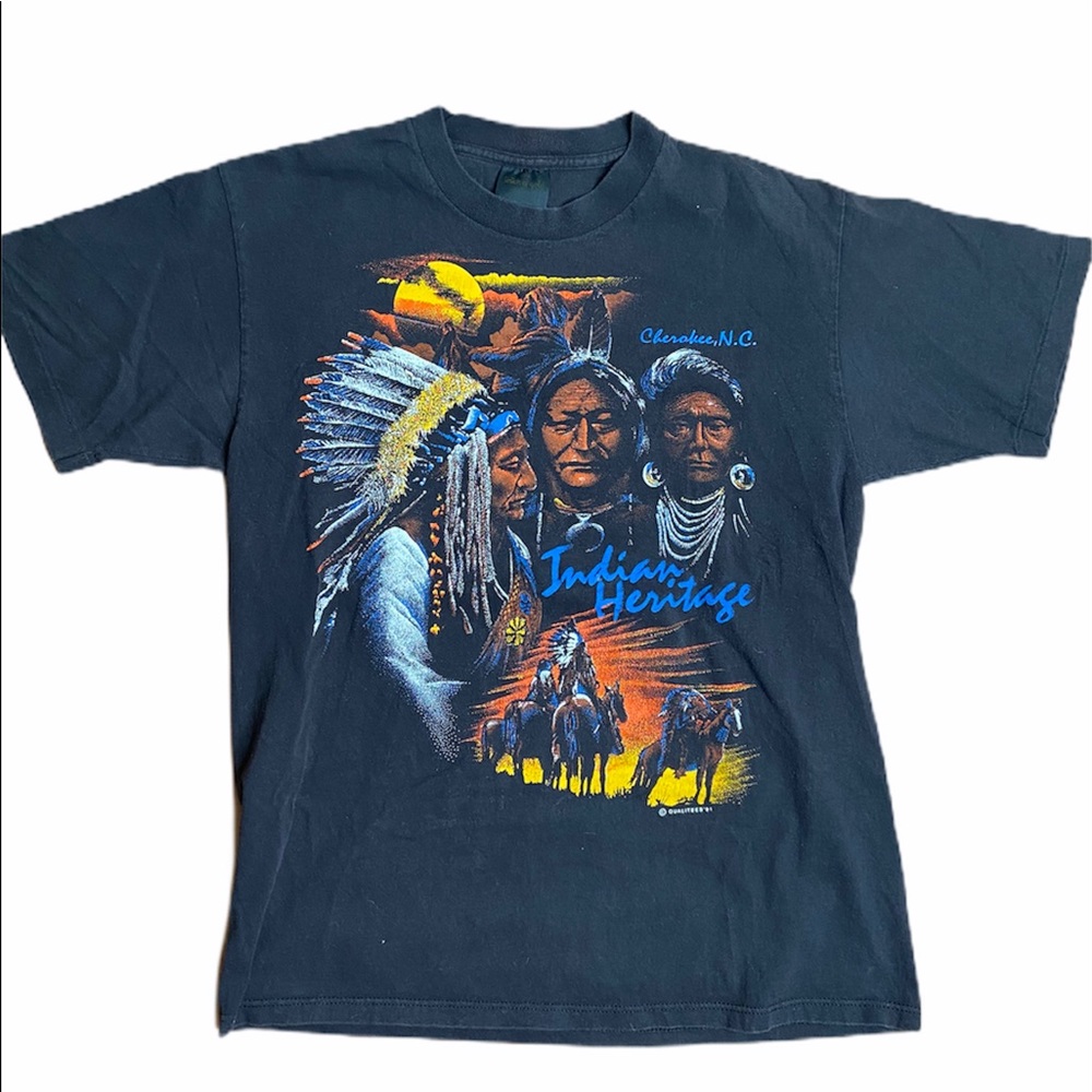 Vintage Cherokee Indian t-shirt